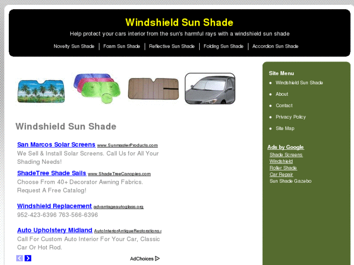 www.windshieldsunshade.net