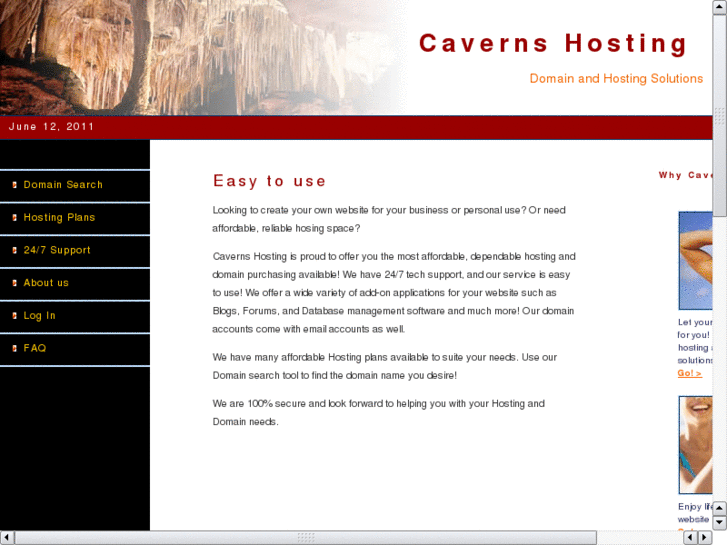 www.cavernshosting.com