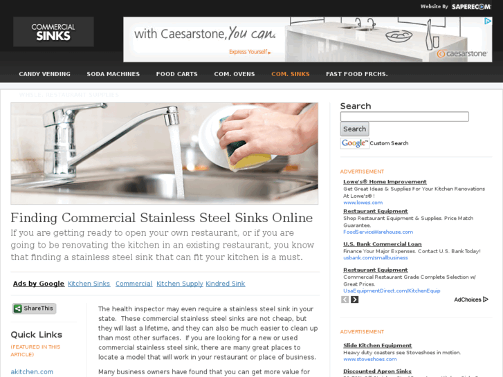 www.commercialsink.net