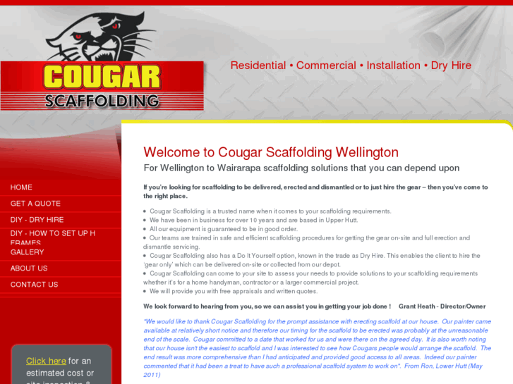 www.cougarscaffolding.com