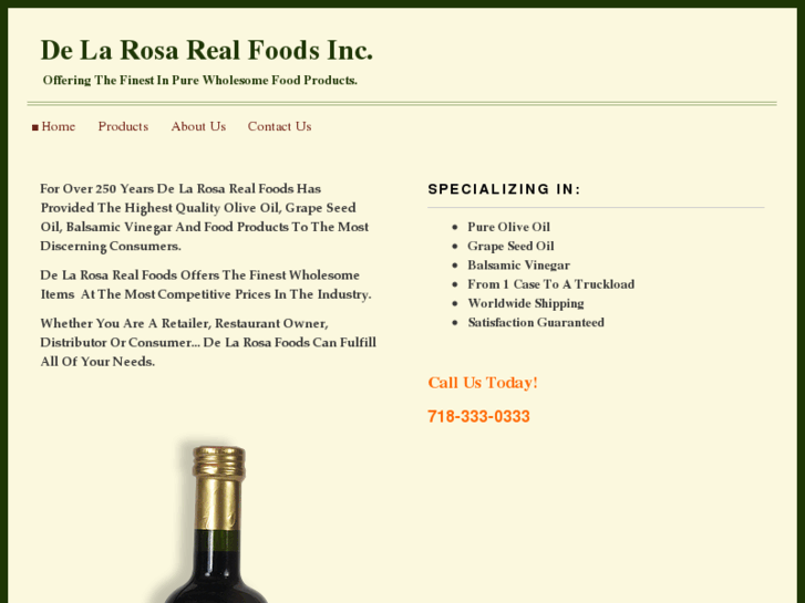 www.delarosarealfoods.com