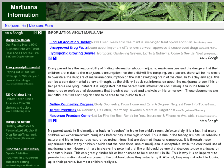 www.informationaboutmarijuana.com