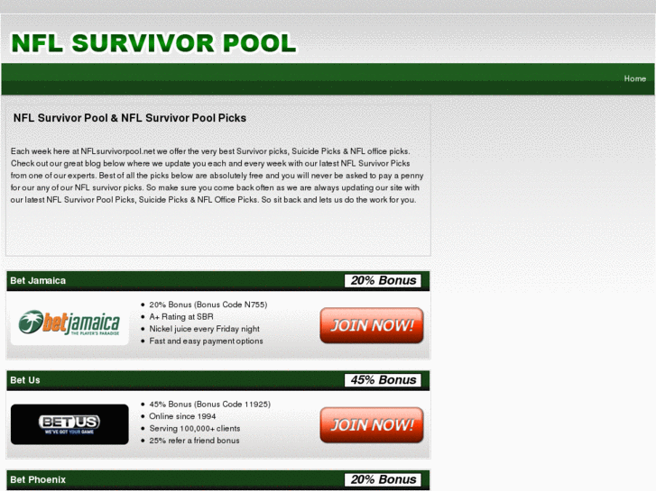 www.nflsurvivorpool.net