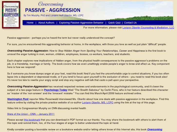 www.overcomingpassiveaggression.com