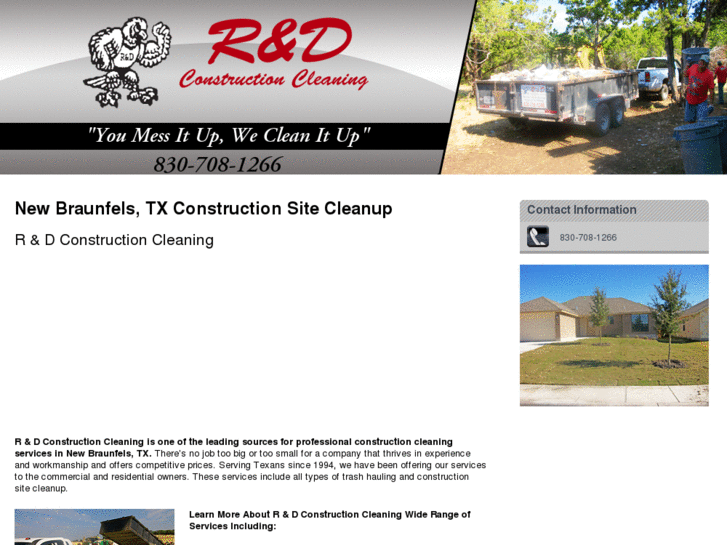 www.randdconstructioncleaning.com