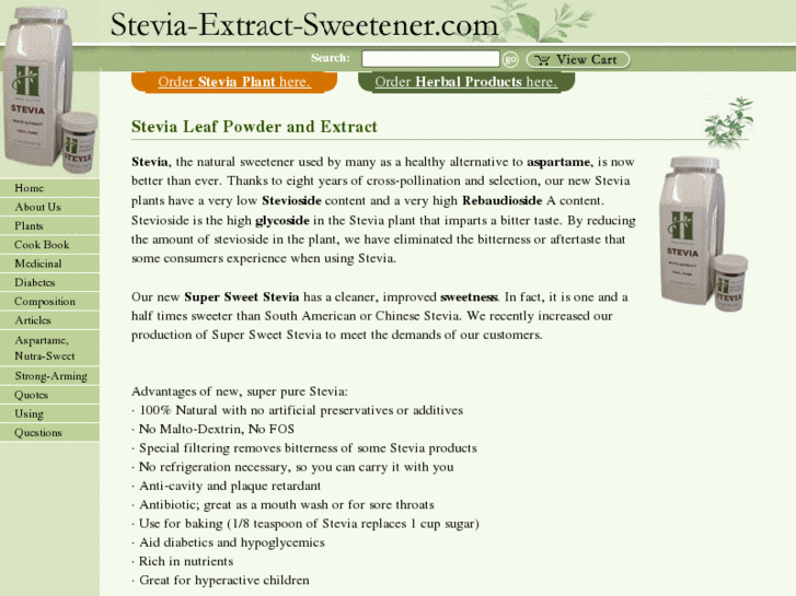 www.stevia-extract-sweetener.com