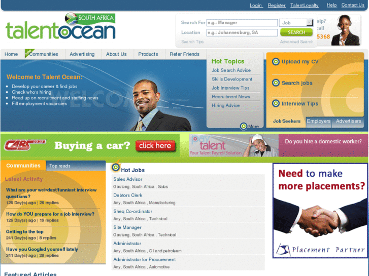 www.talentocean.co.za