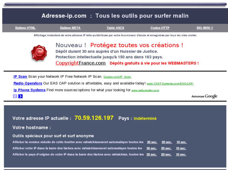 www.adresse-ip.com