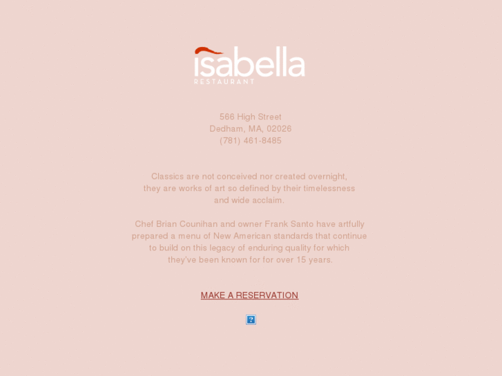 www.isabellarestaurant.com