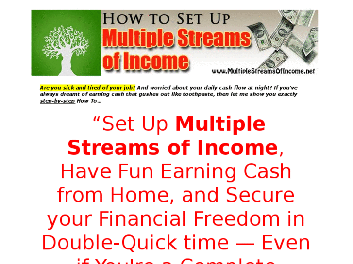 www.multiplestreamsofincome.net