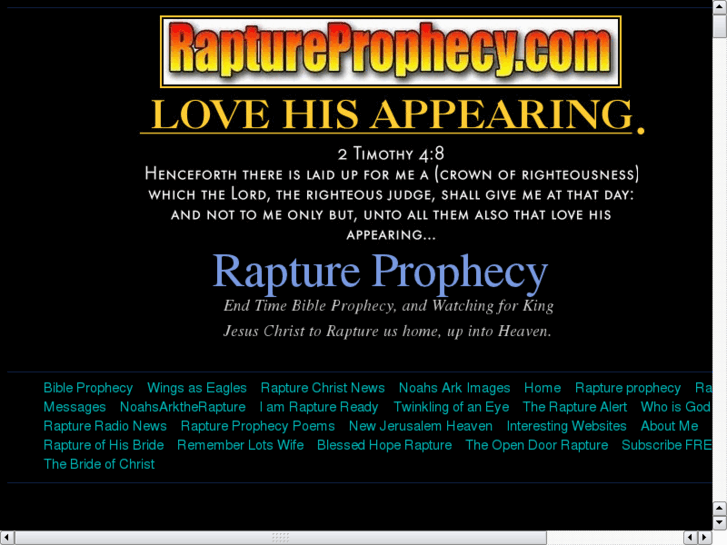 www.raptureprophecy.com