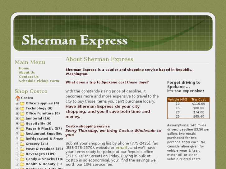 www.shermanexpress.com