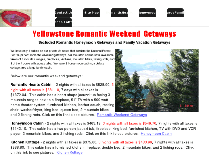 www.yellowstonegetaways.com