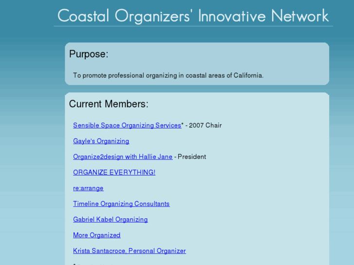 www.coastalorganizers.com