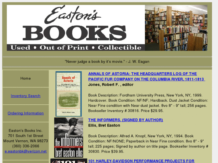 www.eastonsbooks.com