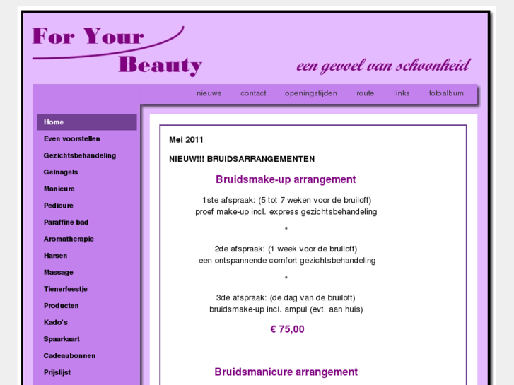 www.foryourbeauty.nl