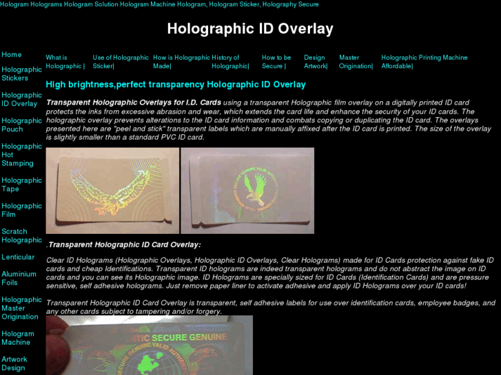 www.hologramoverlay.com