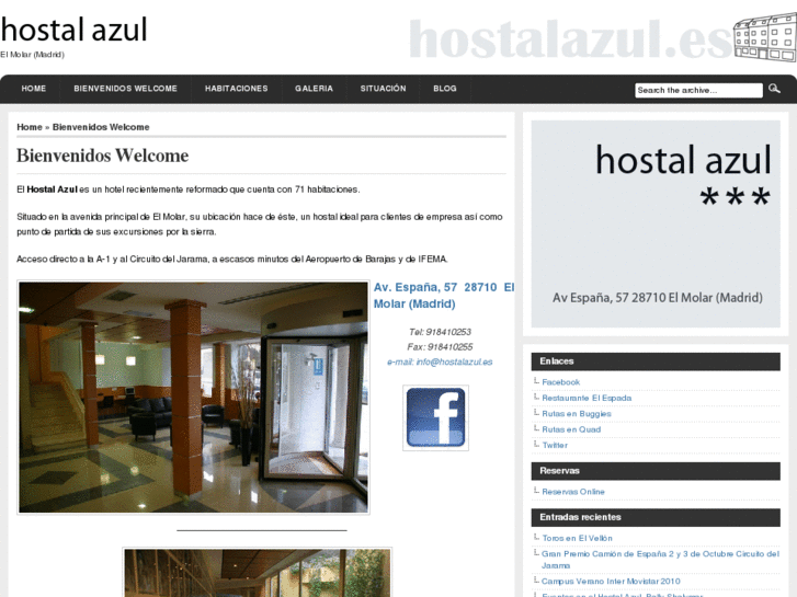 www.hostalazul.es