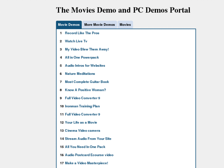 www.moviedemos.com