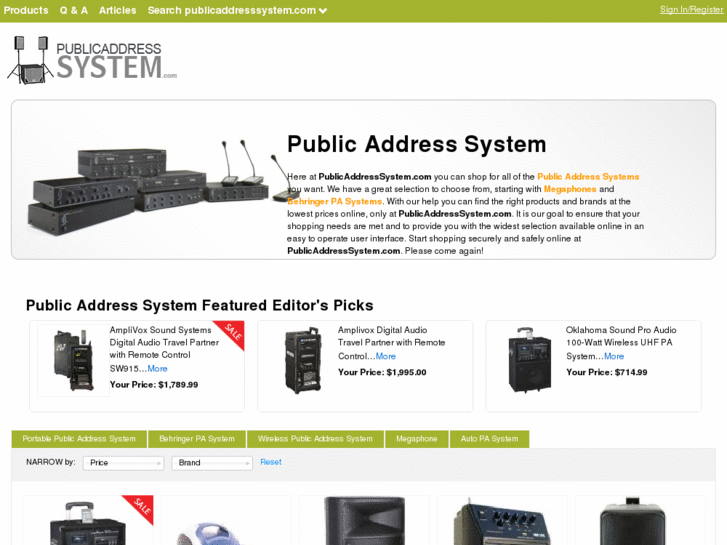 www.publicaddresssystem.com