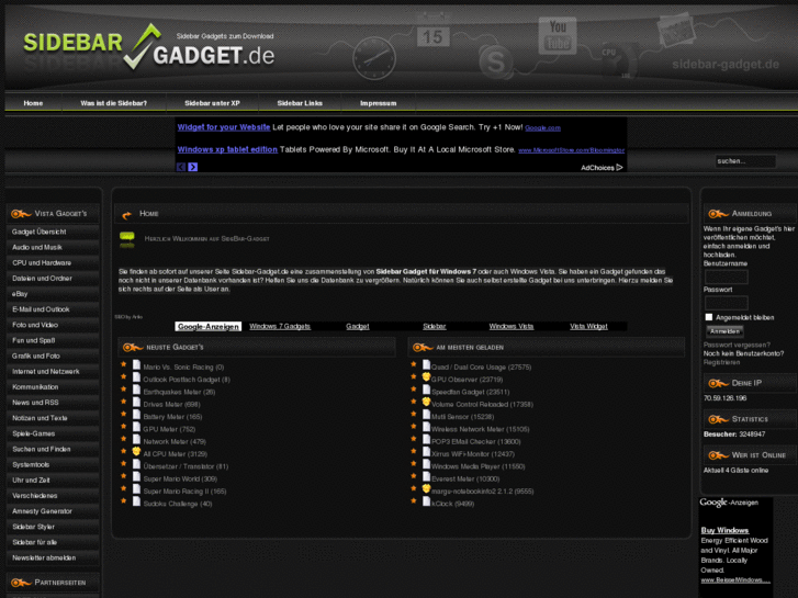 www.sidebar-gadget.de