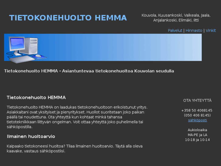 www.tietokonehuoltohemma.fi