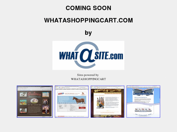 www.whatashoppingcart.com