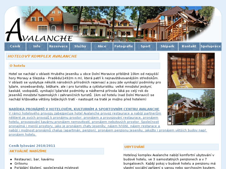 www.avalanche-hotel.cz