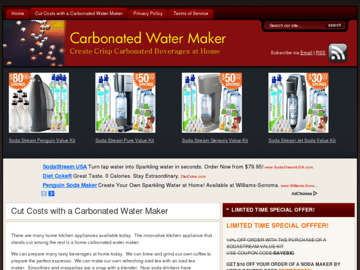 www.carbonatedwatermaker.com