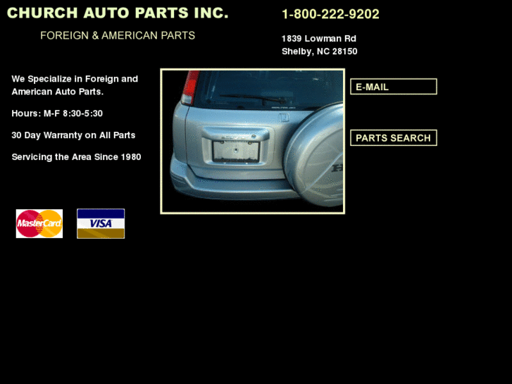 www.churchautoparts.com