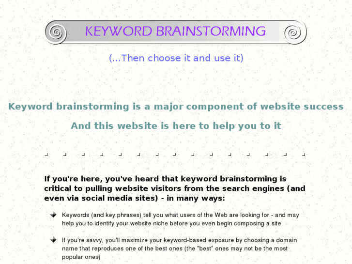 www.keywordbrainstorming.com