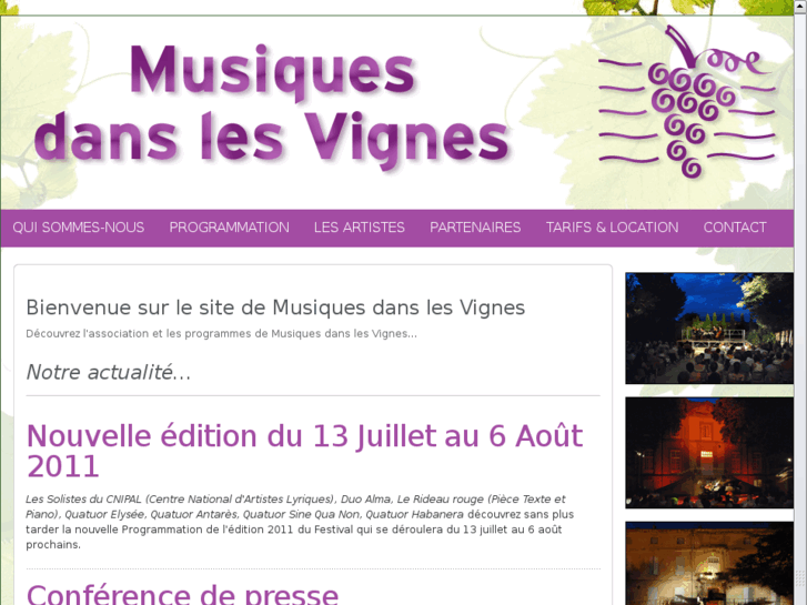 www.musiquesdanslesvignes.com