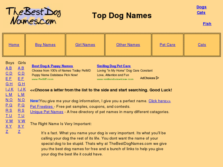 www.thebestdognames.com