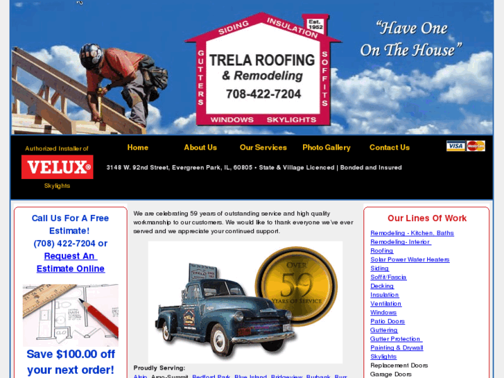 www.trelaroofing.com