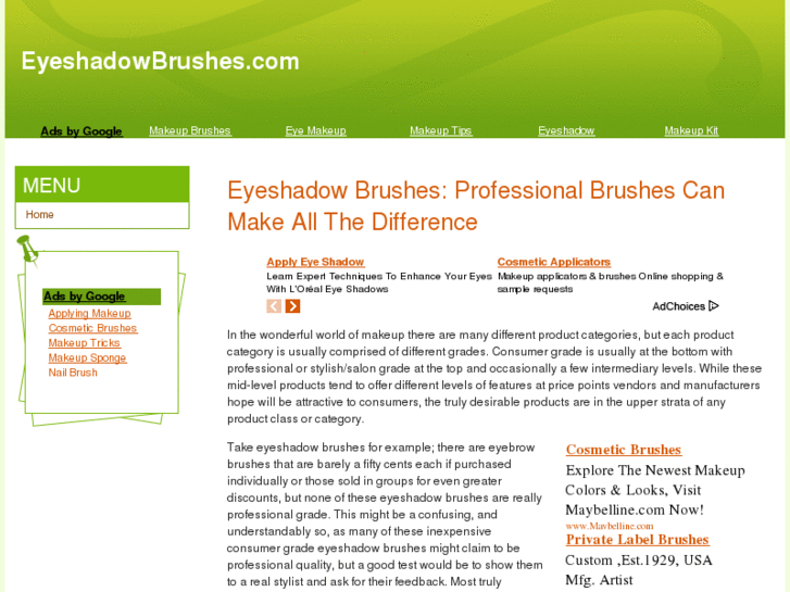 www.eyeshadowbrushes.com