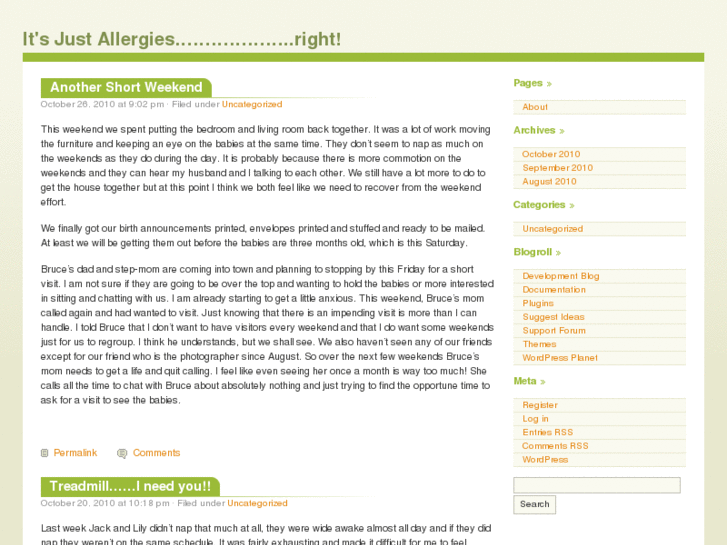 www.itsjustallergies.com