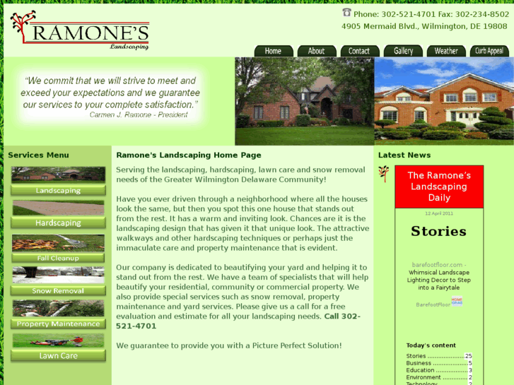 www.ramoneslandscaping.com