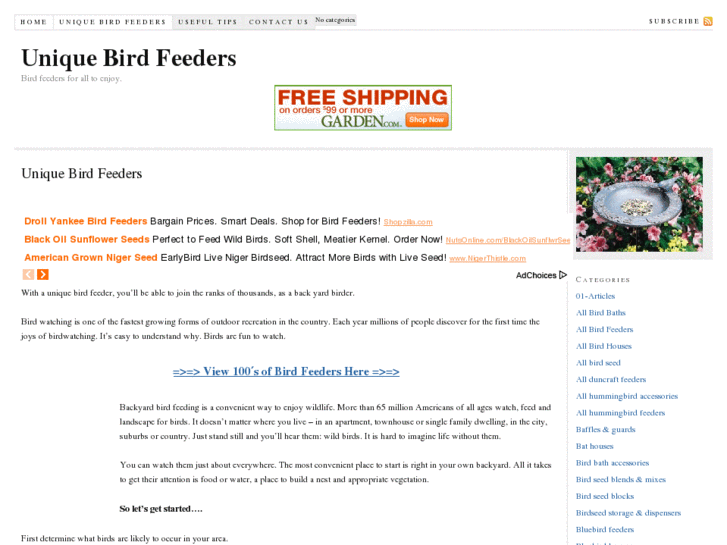 www.uniquebirdfeeders.net