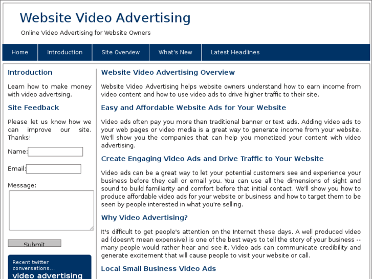 www.websitevideoadvertising.com