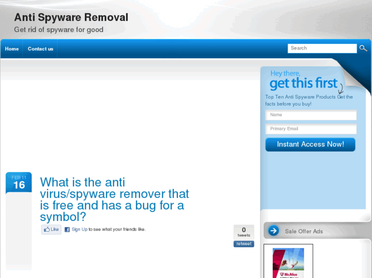 www.antispywareremovalsoftware.net