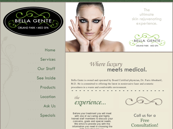 www.bellagentemedspa.com