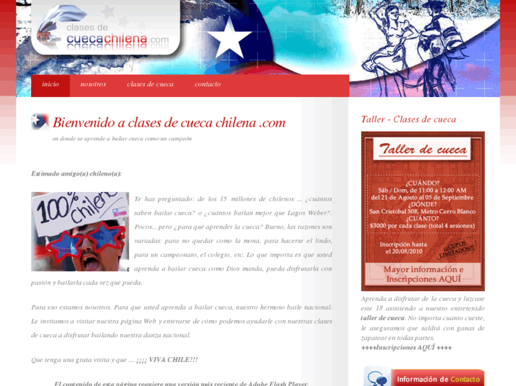 www.clasesdecuecachilena.com