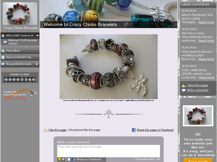 www.crazychicksbracelets.com