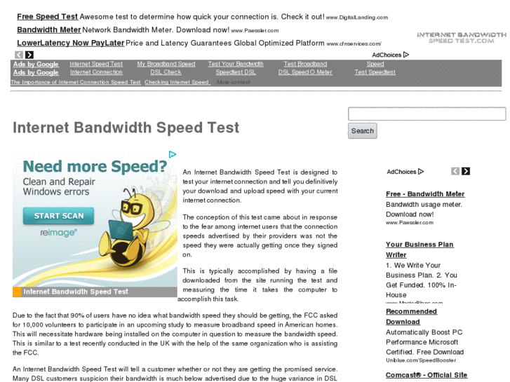 www.internetbandwidthspeedtest.com