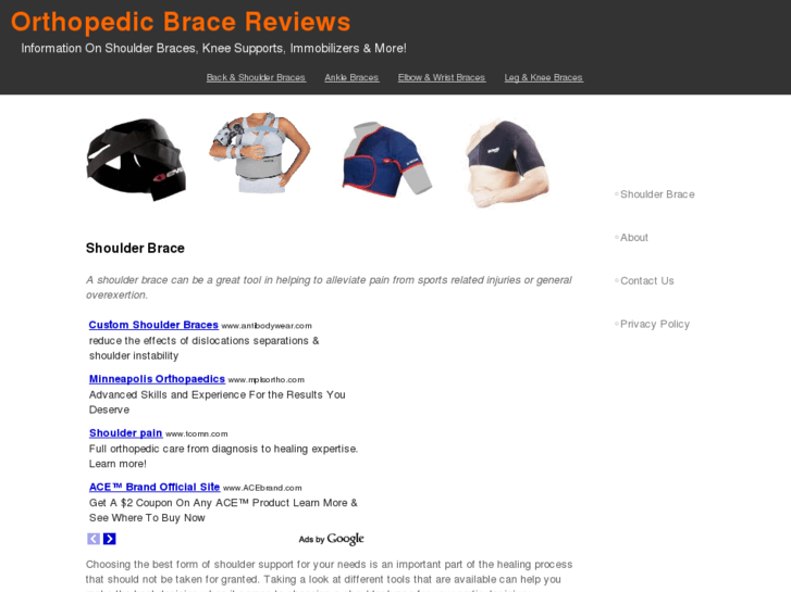 www.shoulderbrace.org