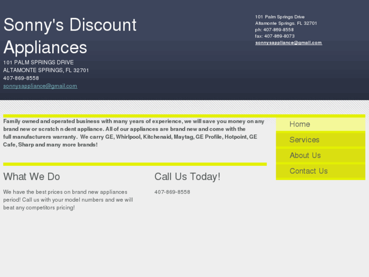 www.sonnysdiscountappliances.com