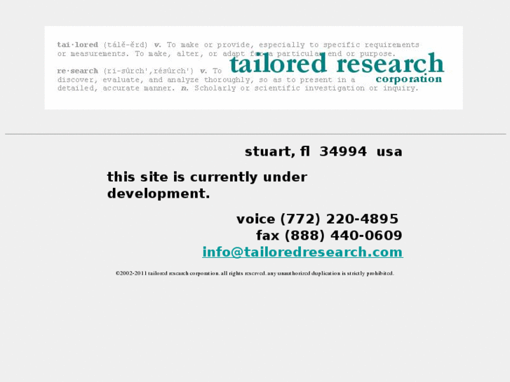 www.tailoredresearch.com