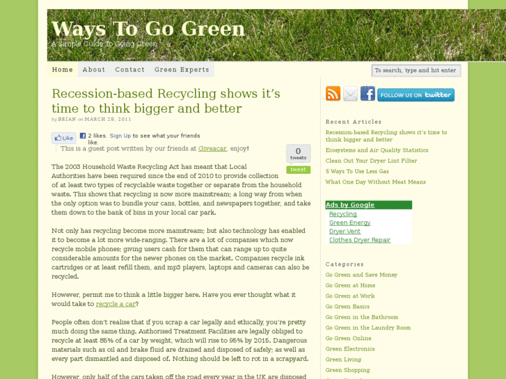 www.waystogogreen.com