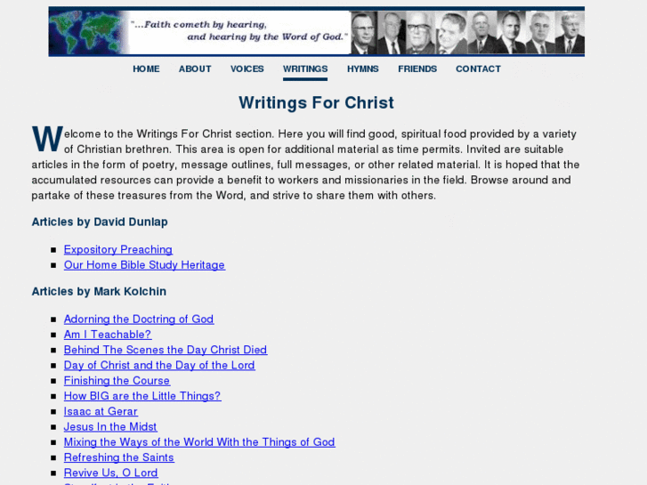 www.writingsforchrist.org