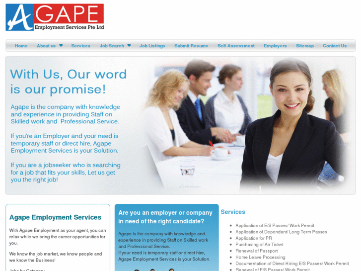 www.agape-employment.com